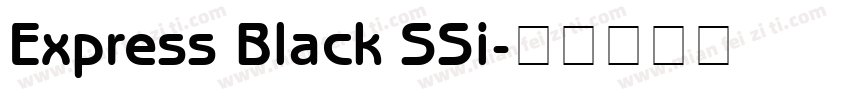 Express Black SSi字体转换